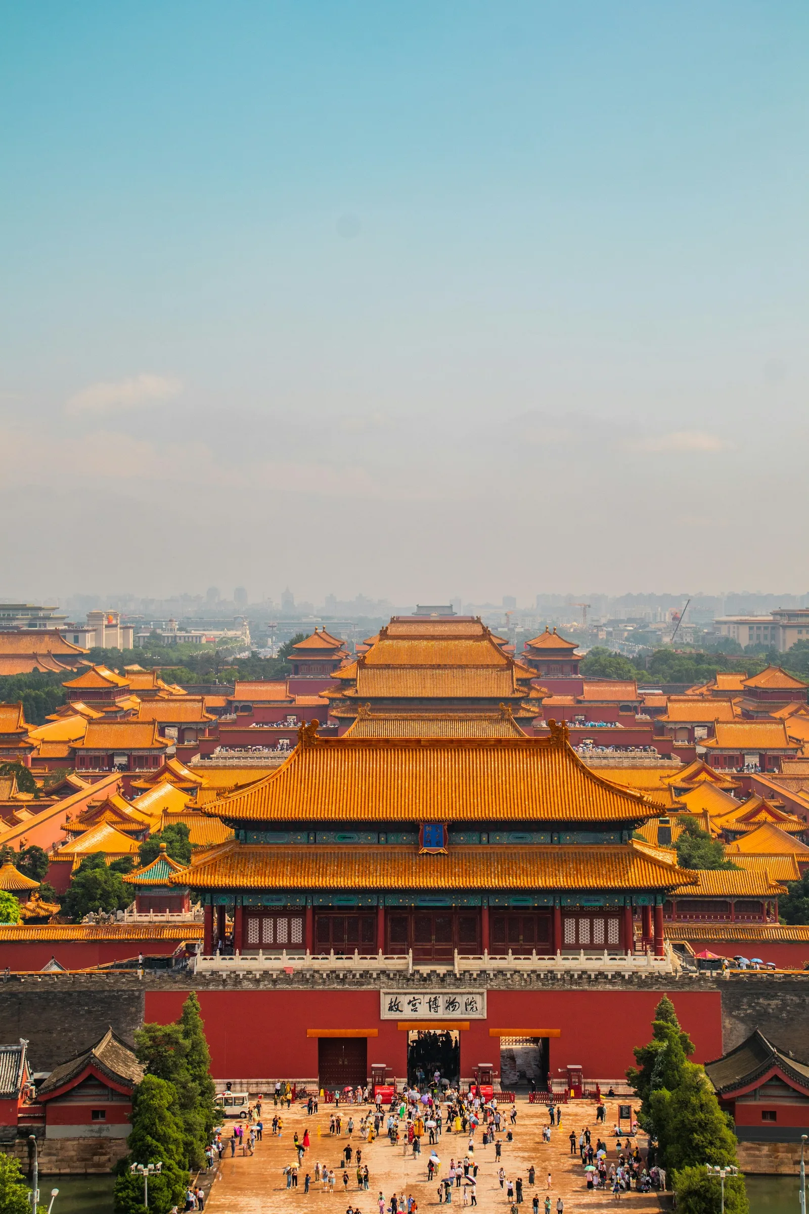 Golden rooftops of Beijing’s Forbidden City